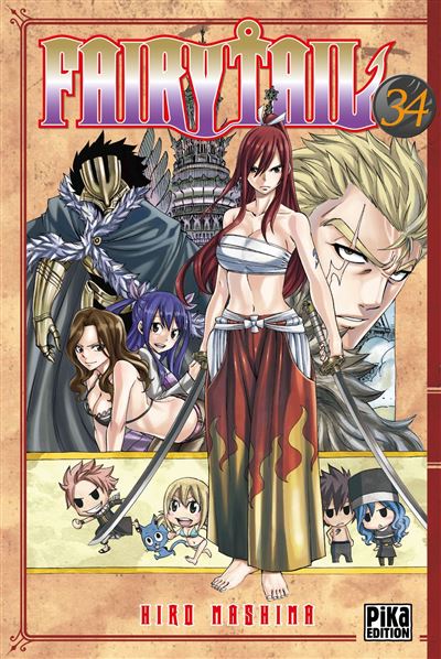 Fairy Tail Tome 34 La Bourgade du Manga Occasion Hiro Mashima Pika Shonen
