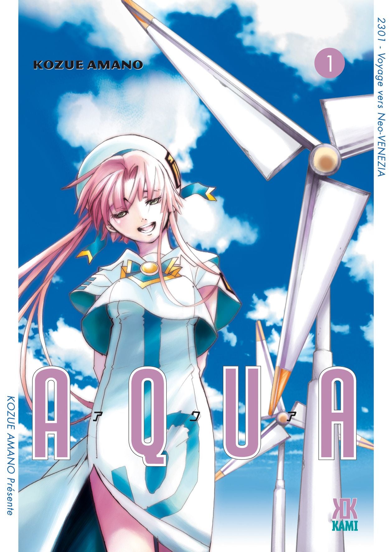 Aqua Tome 01 La Bourgade du Manga Occasion AMANO Kozue Kami Shonen