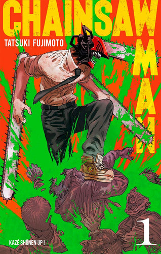 chainsaw man tome 01 tatsuki fujimoto kazé shonen up! la bourgade du manga occasion