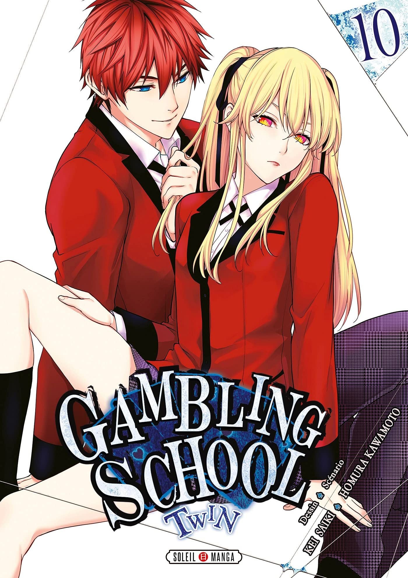 Gambling School - Twin Tome 10 La Bourgade du Manga Occasion SAIKI Kei Soleil Shonen