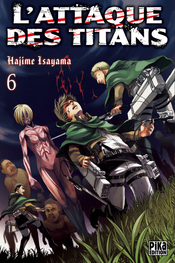 manga l'attaque des titans shingeki no kyojin tome 06 occasion hajime isayama pika edition la bourgade du manga 