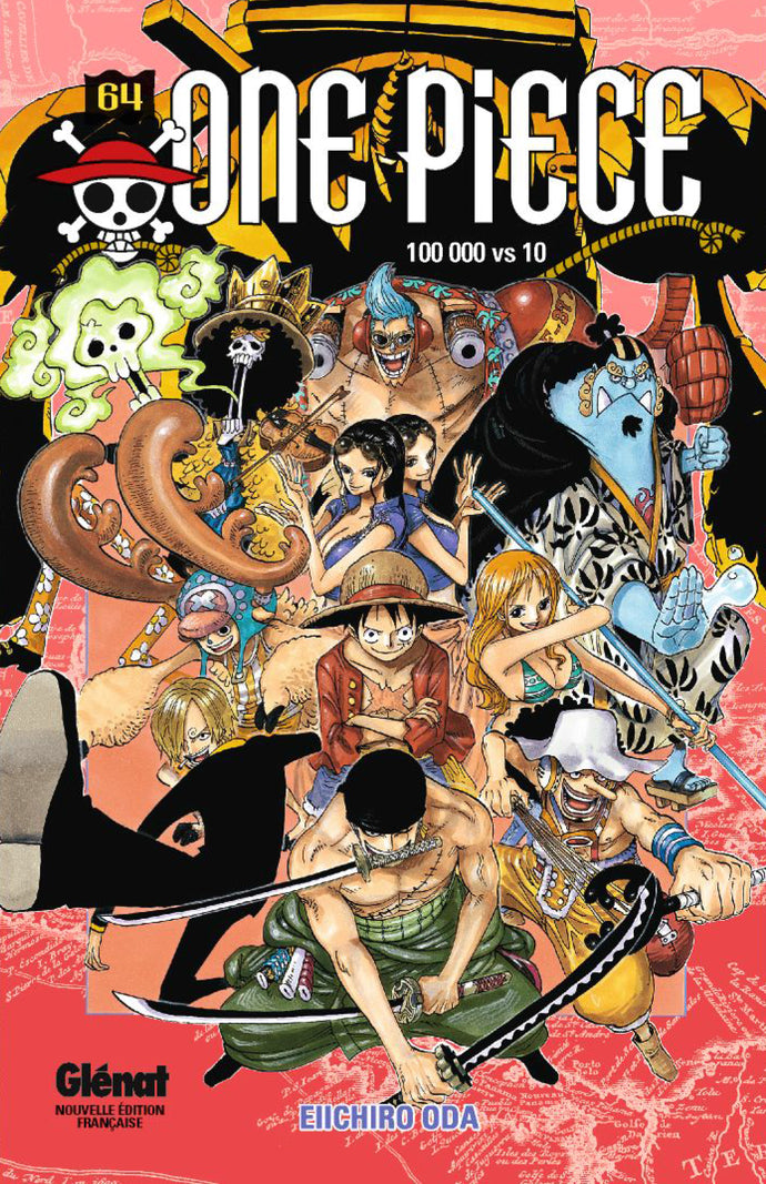 One Piece Tome 64 La Bourgade du Manga Occasion Eiichiro Oda Glénat Shonen