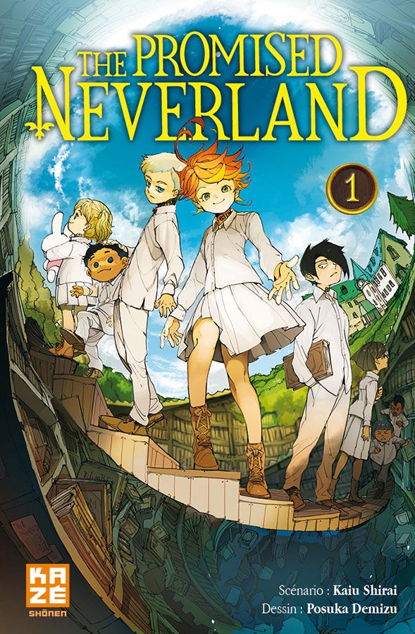 the promised neverland tome 01 kazé shonen shirai kaiu la bourgade du manga occasion