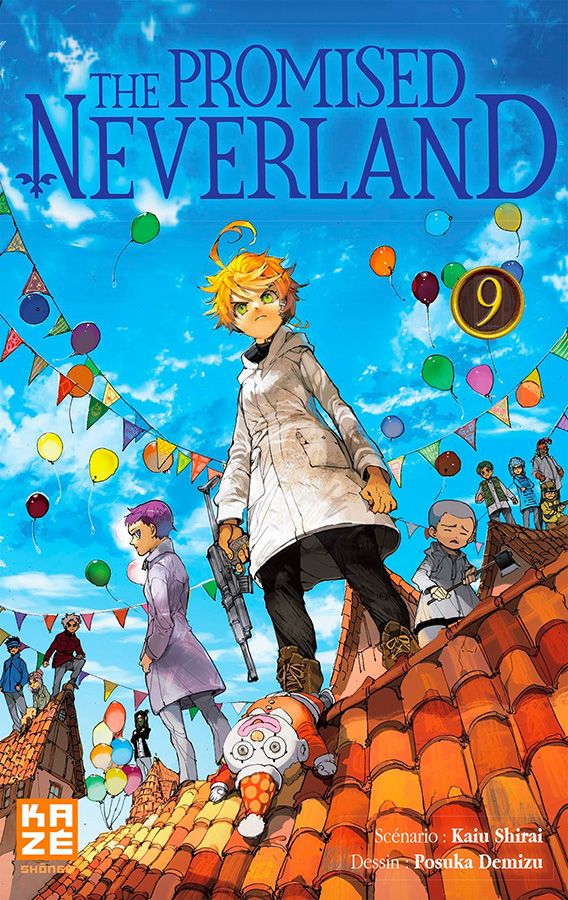 The Promised Neverland Tome 09 La Bourgade du Manga Occasion Shirai Kaiu Kazé Shonen