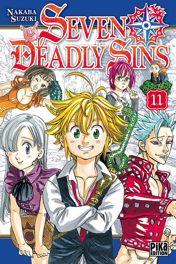 Seven Deadly Sins Tome 11 La Bourgade du Manga Occasion Nakaba Suzuki Pika Edition Shonen