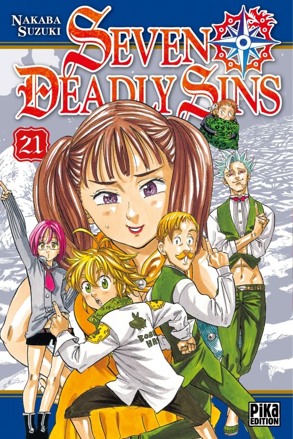 Seven Deadly Sins Tome 21 La Bourgade du Manga Occasion Nakaba Suzuki Pika Edition Shonen