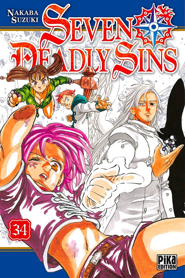 Seven Deadly Sins Tome 34 La Bourgade du Manga Occasion Nakaba Suzuki Pika Edition Shonen