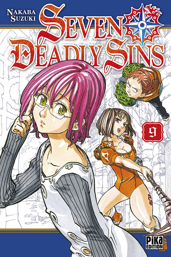 Seven Deadly Sins Tome 09 La Bourgade du Manga Occasion Nakaba Suzuki Pika Edition Shonen