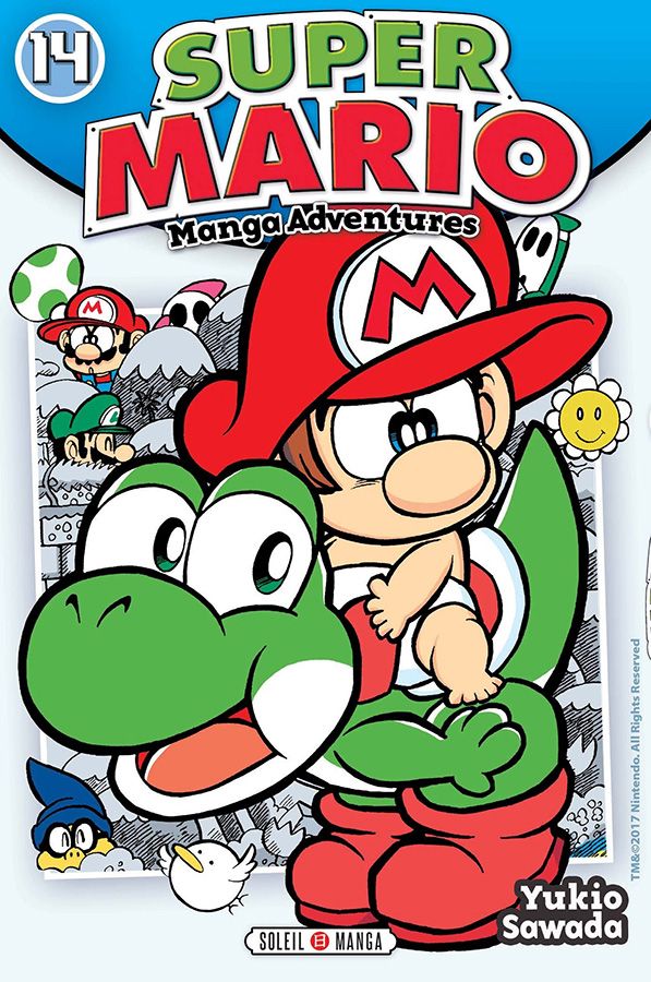 Super Mario - Manga adventures Tome 14 La Bourgade du Manga Occasion SAWADA Yukio Soleil Manga kodomo