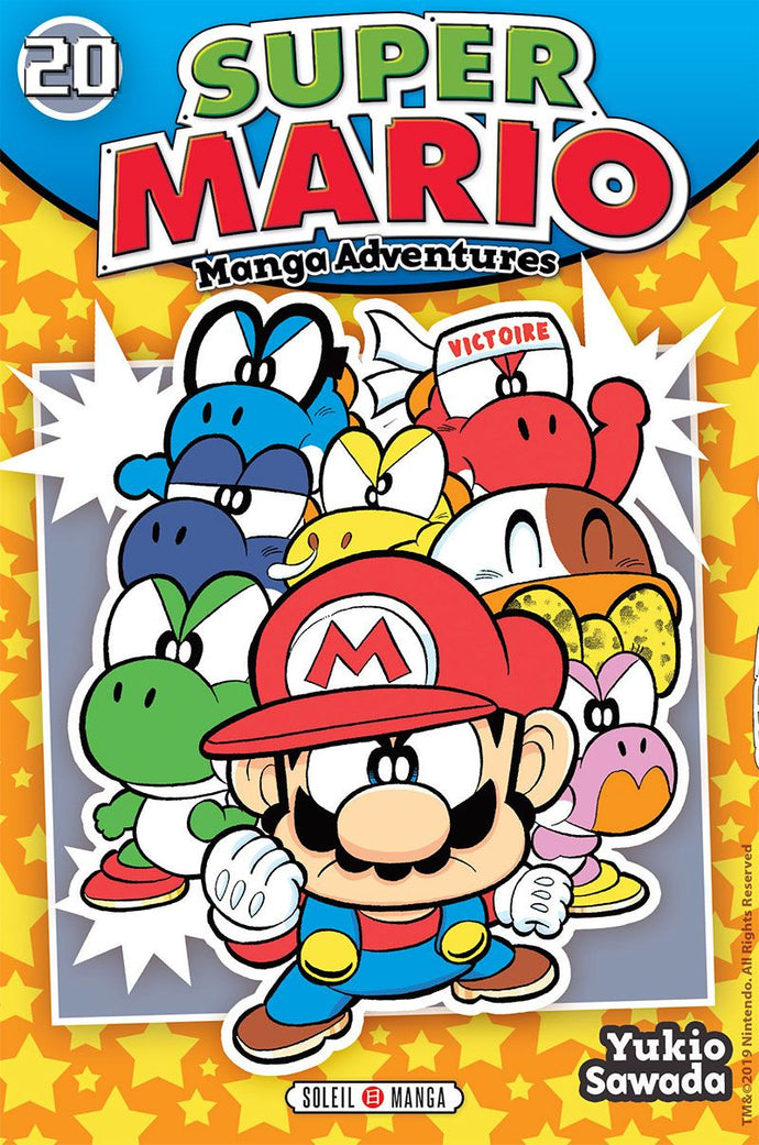 Super Mario - Manga adventures Tome 20 La Bourgade du Manga Occasion SAWADA Yukio Soleil Manga kodomo
