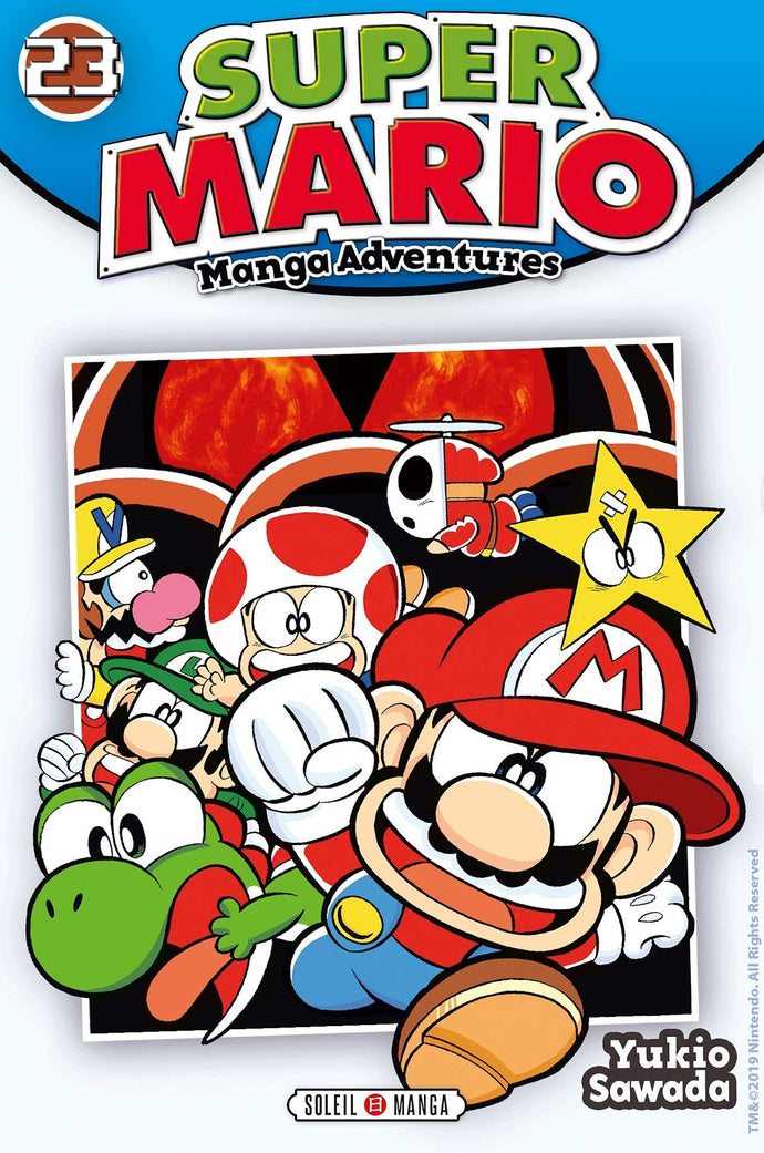 Super Mario - Manga adventures Tome 23 La Bourgade du Manga Occasion SAWADA Yukio Soleil Manga kodomo