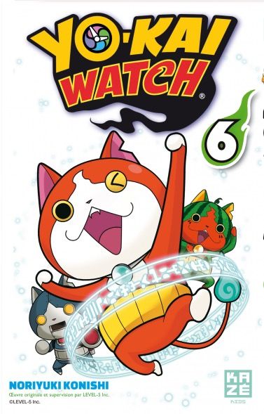 yo-kai watch tome 06 la bourgade du manga kodomo manga occasion noriyuki konishi kazé kids