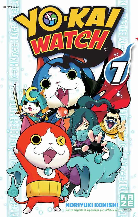 yo-kai watch tome 07 la bourgade du manga kodomo manga occasion noriyuki konishi kazé kids